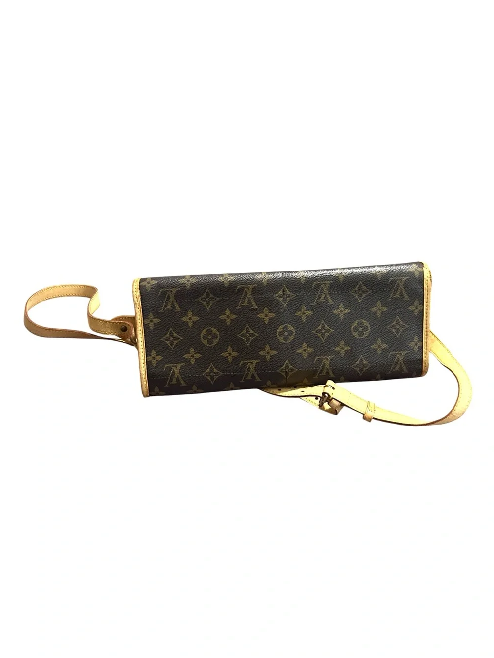 Louis Vuitton Popincourt LV Monogram Canvas Logo Long Purse Shoulder Bag